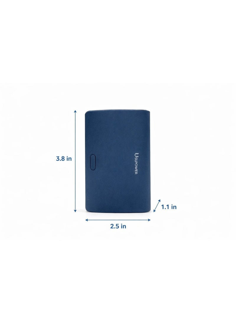 USLPOWER Power Bank 10000mAh PD 20W Fast Charging Portable Charger, USB-C & USB Output, Smart Chip Protection, LED Power Indicator, Slim & Travel-Friendly for Smartphones & Tablets - Image 2